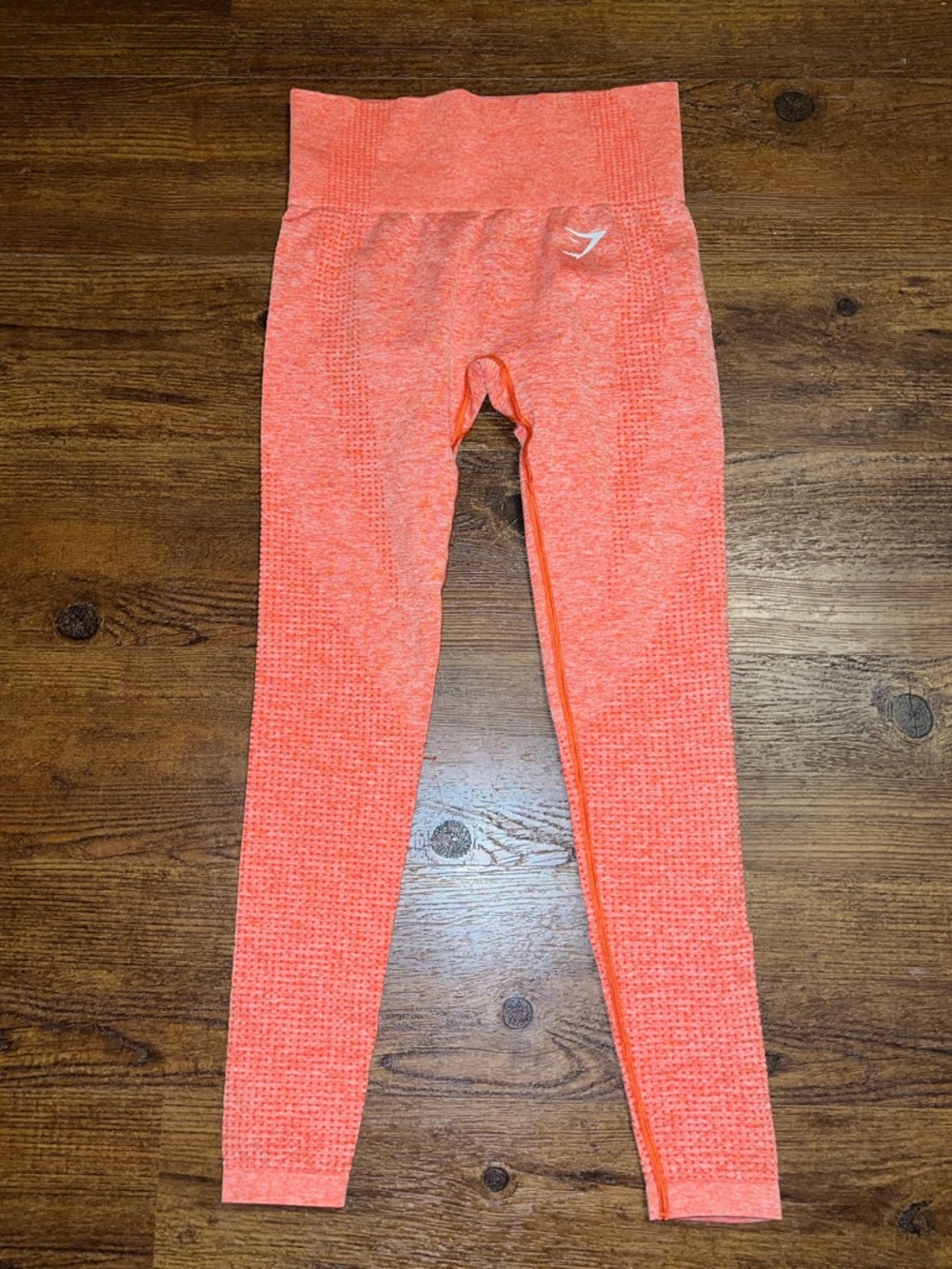 Gymshark Coral Orange Seamless Vital High-Waist Activewear Leggings Size XS/S - Picture 6 of 12